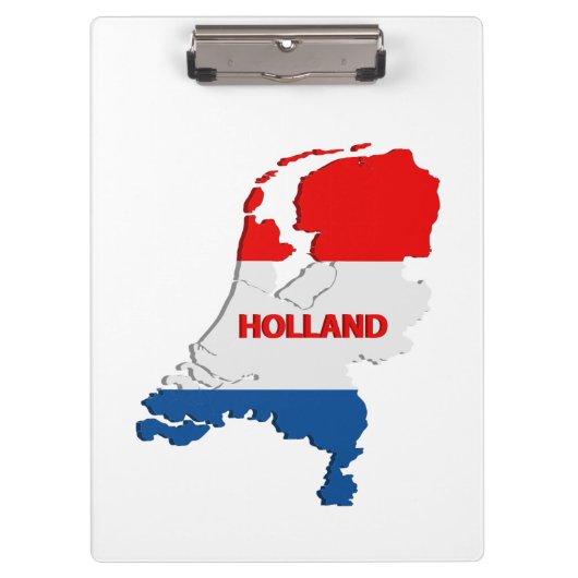 Holland-kaart Klembord (Voorkant)