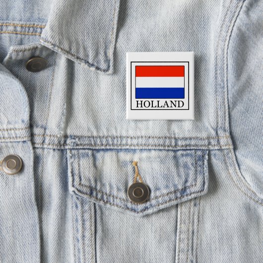Holland-knop Vierkante Button 5,1 Cm (In situ)