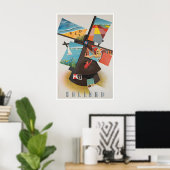 Holland Kunst Nederland Reisposter Windmolen Poster (Thuiskantoor)