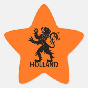 Holland Lion Ster Sticker