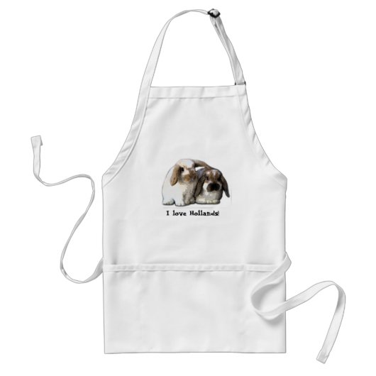 Holland Lop Apron Standaard Schort (Voorkant)