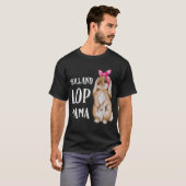 Holland Lop Bunny Rabbit mama T-shirt (Voorkant volledig)