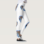 Holland Lop bunny & zijn speelgoed hippo op Leggings (Rechts)