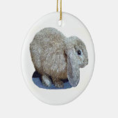 Holland Lop Ear Rabbit Ornament (Rechts)