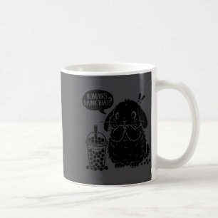 Holland Lop Konijn En Boba Thee Grappige Konijn Bu Koffiemok