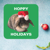 Holland Lop Rabbit Kerst sticker