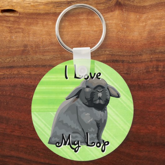 Holland Lop Sleutelhanger (Voorkant)