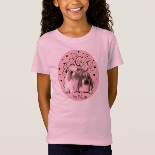 Holland Lops Girls Shirt (Voorkant)