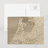 Holland Map door Arrowsmith Briefkaart (Voorkant / Achterkant)