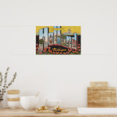 Holland, Michigan - Grote letterscènes Poster (Keuken)