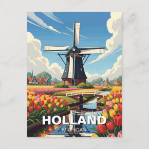 Holland Michigan Travel Briefkaart
