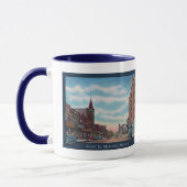 Holland Michigan Two-Tone Coffee Mok uit 1940 (Links)