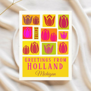 Holland Michigan USA Tulpen Briefkaart