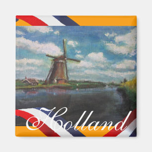 Holland Mill Fridge Magnet