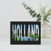 holland Nederland Briefkaart (Staand voorkant)