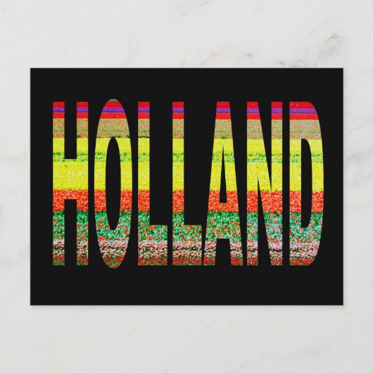 holland Nederland Briefkaart (Voorkant)