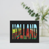 holland Nederland Briefkaart (Staand voorkant)