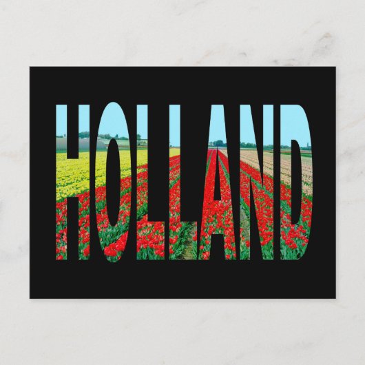holland Nederland Briefkaart (Voorkant)