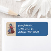 Holland Nederlands Meisje traditioneel Jurk Adres  Etiket (Insitu)