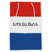 Holland Netherlands Dutch Flag Design Medium Cadeauzakje (Voorkant)