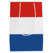 Holland Netherlands Dutch Flag Design Medium Cadeauzakje (Achterkant)