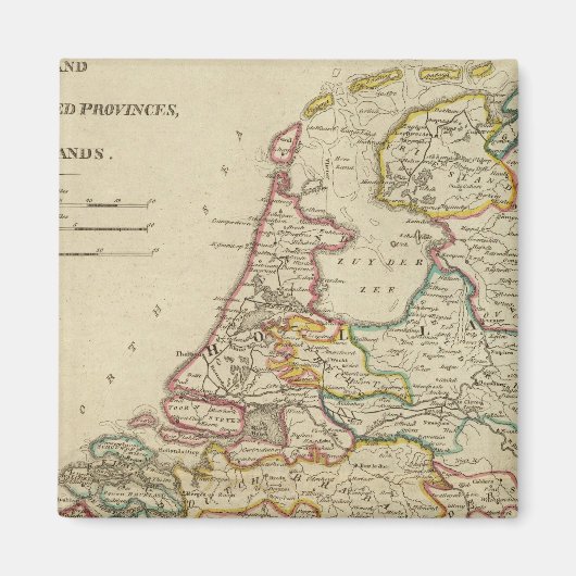 Holland of de zeven Verenigde provincies Magneet (Voorkant)