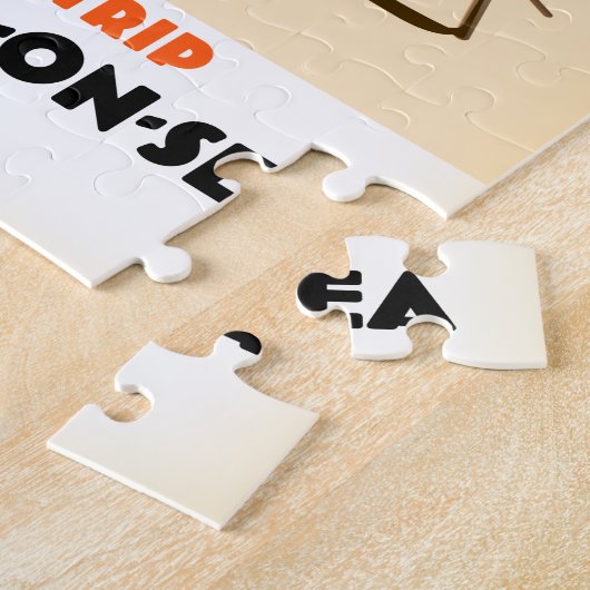 holland op zee Essex -stijl reisposter Legpuzzel (Zijkant)