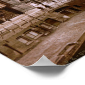 Holland, Oude Gracht Bakkerburg, Utrecht Poster (Hoek)