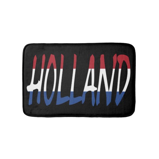 Holland overlay op Nederland Vlag op bk bmcnt Badmat (Voorkant)