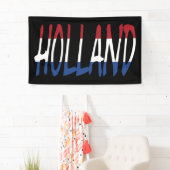 Holland overlay op Nederland Vlag op bk bnrcnt Spandoek (Insitu)