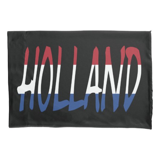 Holland overlay op Nederland Vlag op bk pcnt Kussensloop (Voorkant)