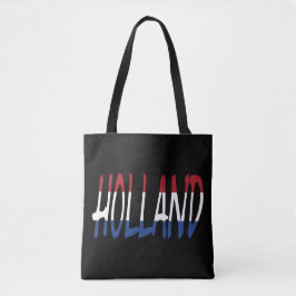 Holland overlay op Nederland Vlag op bk stc Tote Bag