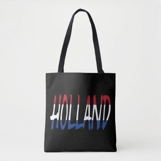 Holland overlay op Nederland Vlag op bk stc Tote Bag (Voorkant)