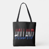 Holland overlay op Nederland Vlag op bk stc Tote Bag (Achterkant)