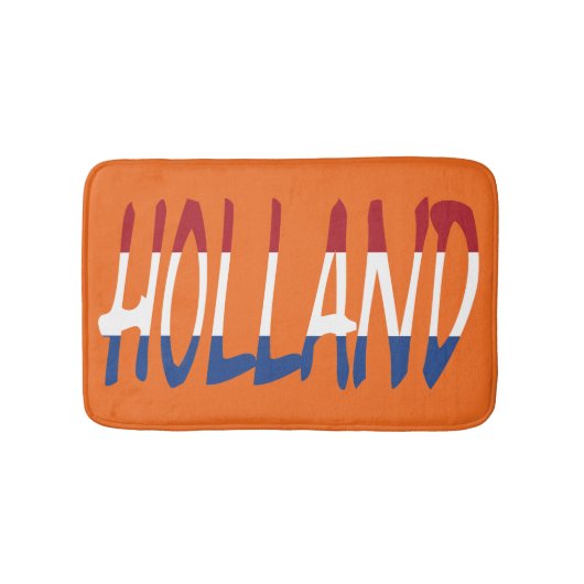 Holland overlay op Nederland Vlag op of bmcnt Badmat (Voorkant)