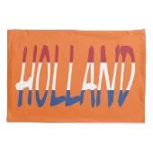 Holland overlay op Nederland Vlag op of pcnt Kussensloop (Achterkant)