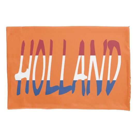 Holland overlay op Nederland Vlag op of pcnt Kussensloop (Voorkant)