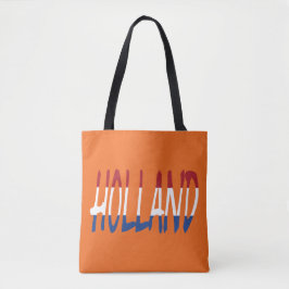 Holland overlay op Nederland Vlag op of stcint Tote Bag