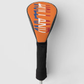 Holland overlay op Nederlandse Vlag op of neer Golfheadcover (Voorkant)