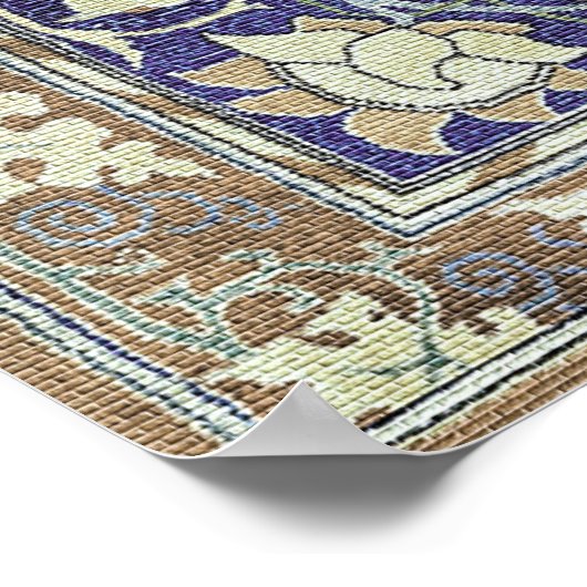 Holland Park Carpet van William Morris Poster (Hoek)