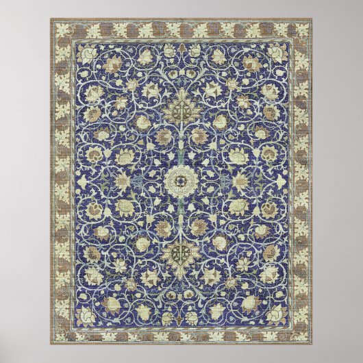 Holland Park Carpet van William Morris Poster (Voorkant)