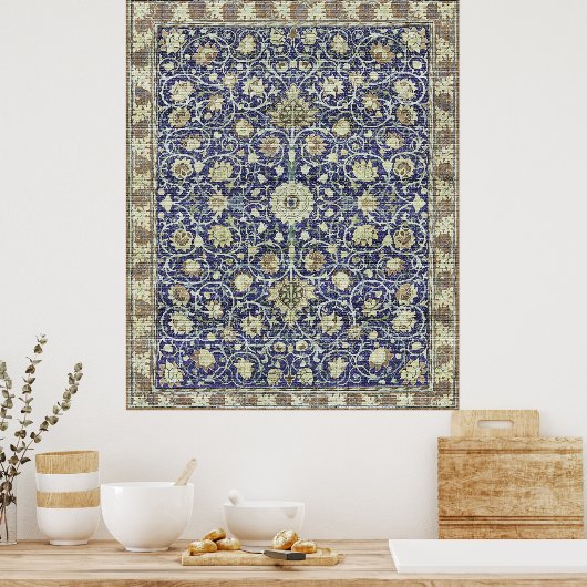 Holland Park Carpet van William Morris Poster (Keuken)