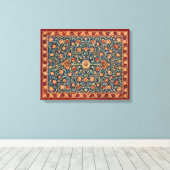 Holland Park Design (door William Morris) Canvas Afdruk (Insitu (Houten vloer))