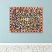 Holland Park Design (door William Morris) Canvas Afdruk (Insitu (Houten vloer))