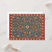 Holland Park Design (door William Morris) Kaart (Voorkant / Achterkant in situ)