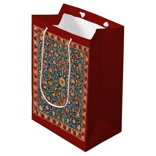 Holland Park Design (door William Morris) Medium Cadeauzakje (Voorkant Gekanteld)