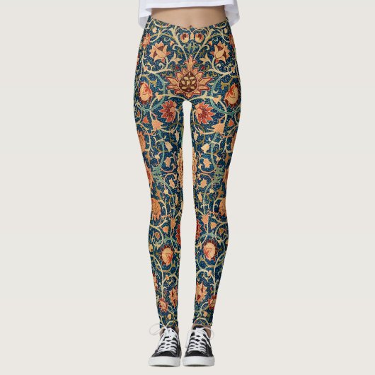 Holland Park door William Morris,  tapijtkunst Leggings (Voorkant)