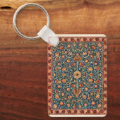Holland Park door William Morris, tapijtkunst Sleutelhanger (Voorkant)