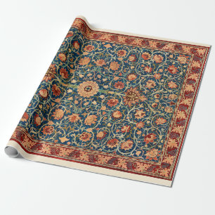 Holland Park door William Morris, Vintage Tapijtku Cadeaupapier