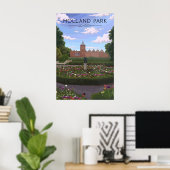 Holland Park Londen Reisposter Poster (Thuiskantoor)